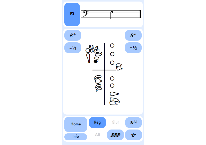 Bassoon Fingering App